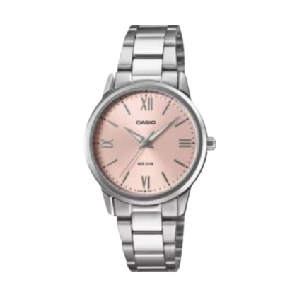Casio General LTP-1303DD-4AV Silver Stainless Steel Band Women Watch